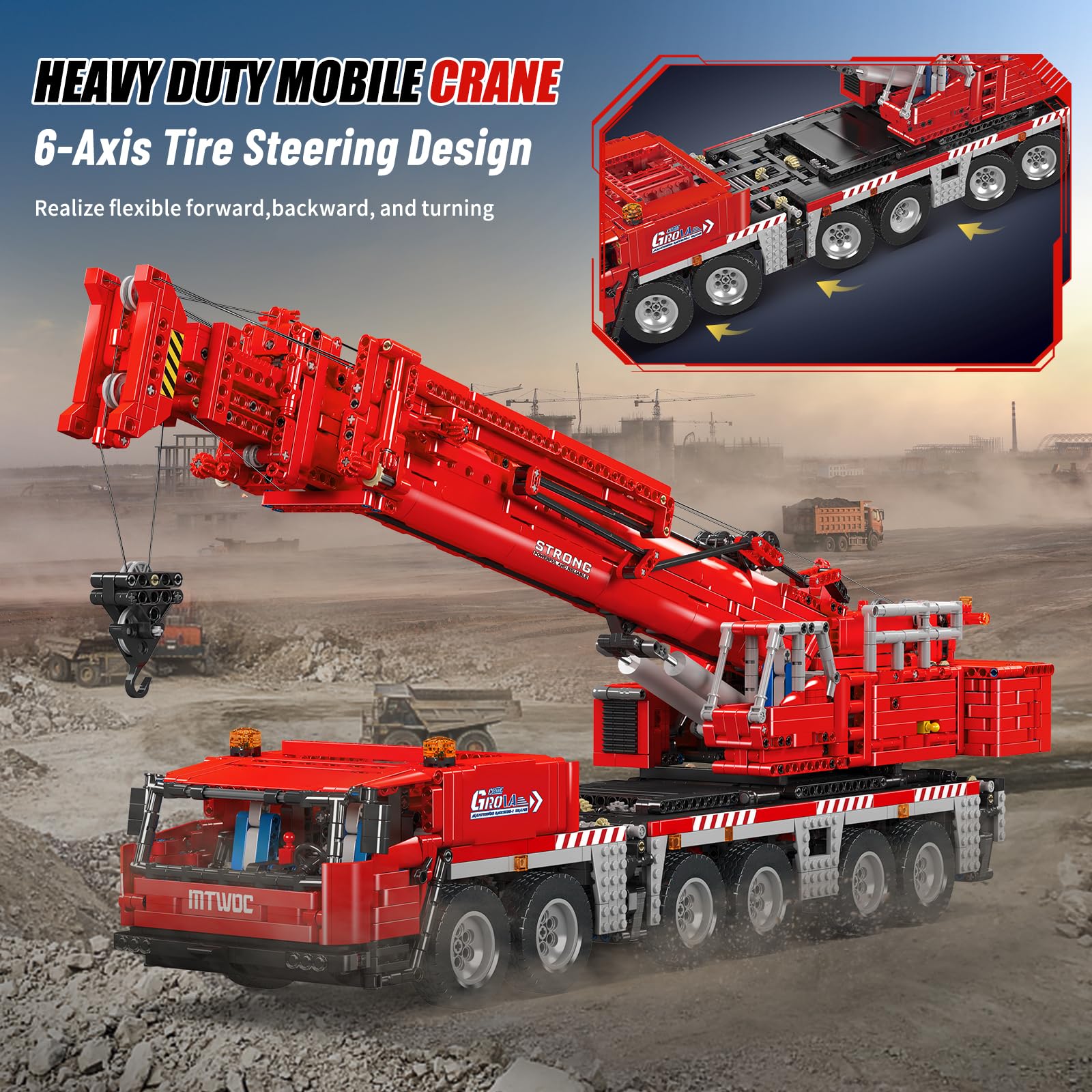 クレーン模型 4台セット Amazon.co.jp: Mould King 17065 テクニック GMK ヘビーデューティー